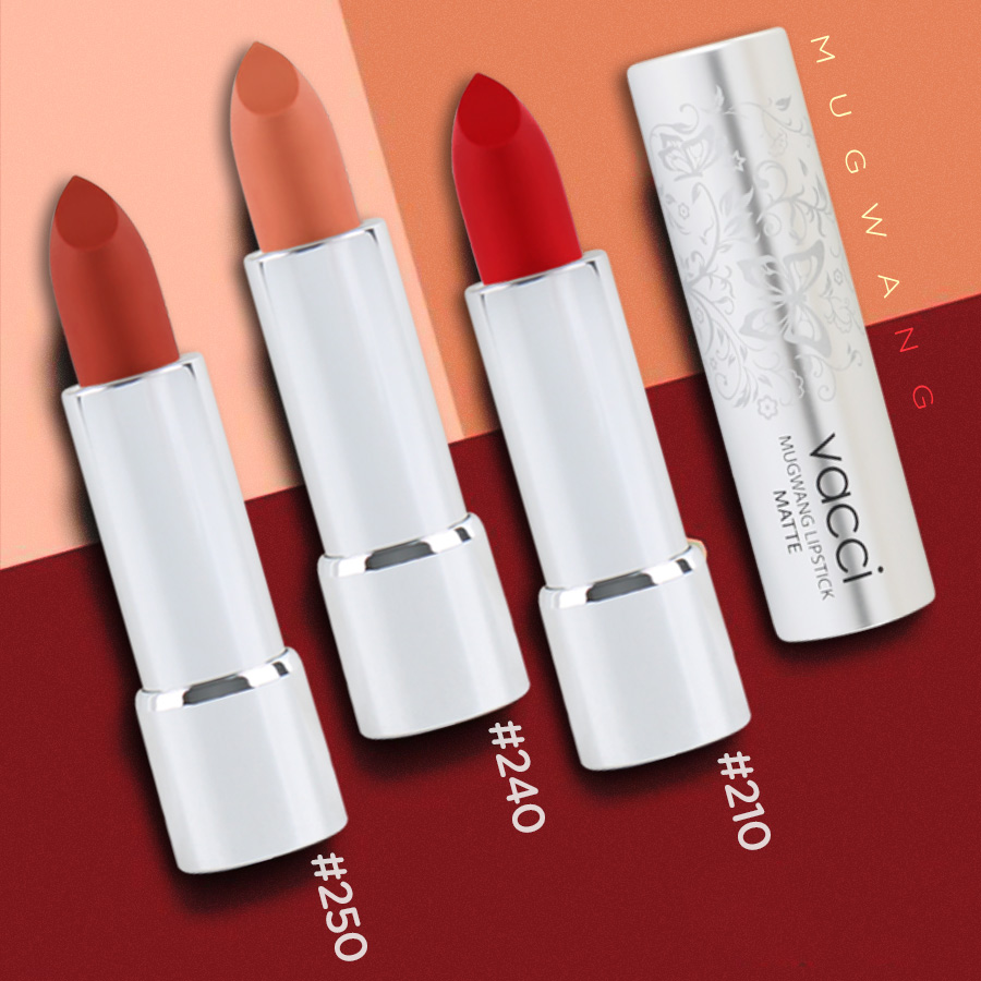 Son Nhung Lì Cao Cấp Vacci Mugwang Lipstick Matte