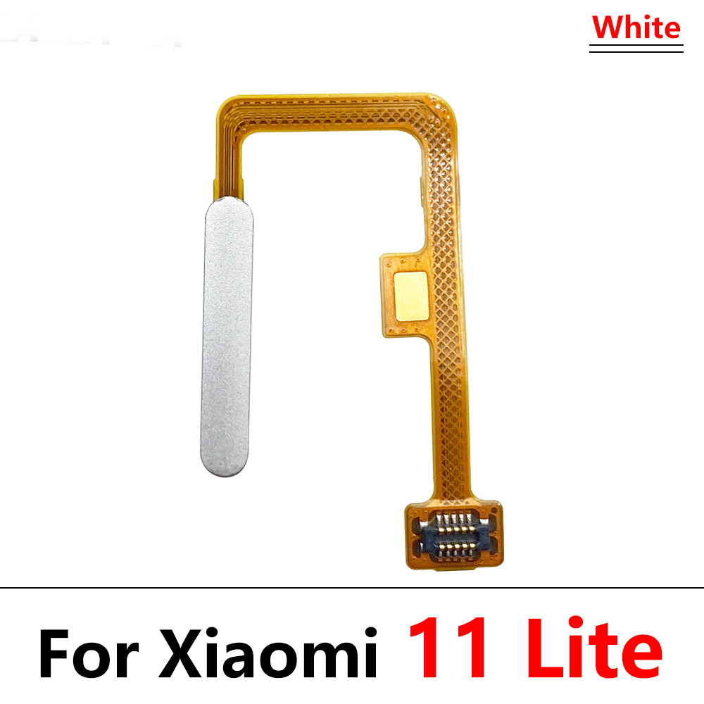 For Xiaomi Mi 11 Lite Home Button Fingerprint Menu Return Key Sensor Fingerprint Scanner Flex Cable