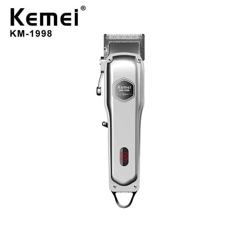 Tông đơ cắt tóc có đèn LED kemei KM1998 cao cấp