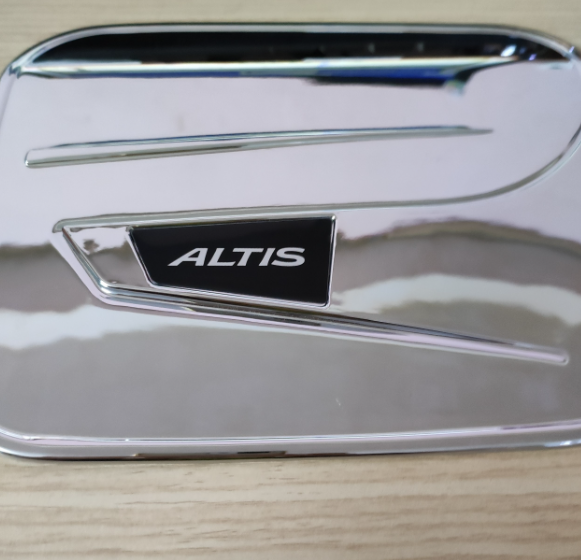 Ốp nắp bình xăng xe toyota altis 2022 , 2023 nhựa abs mạ crom cao cấp