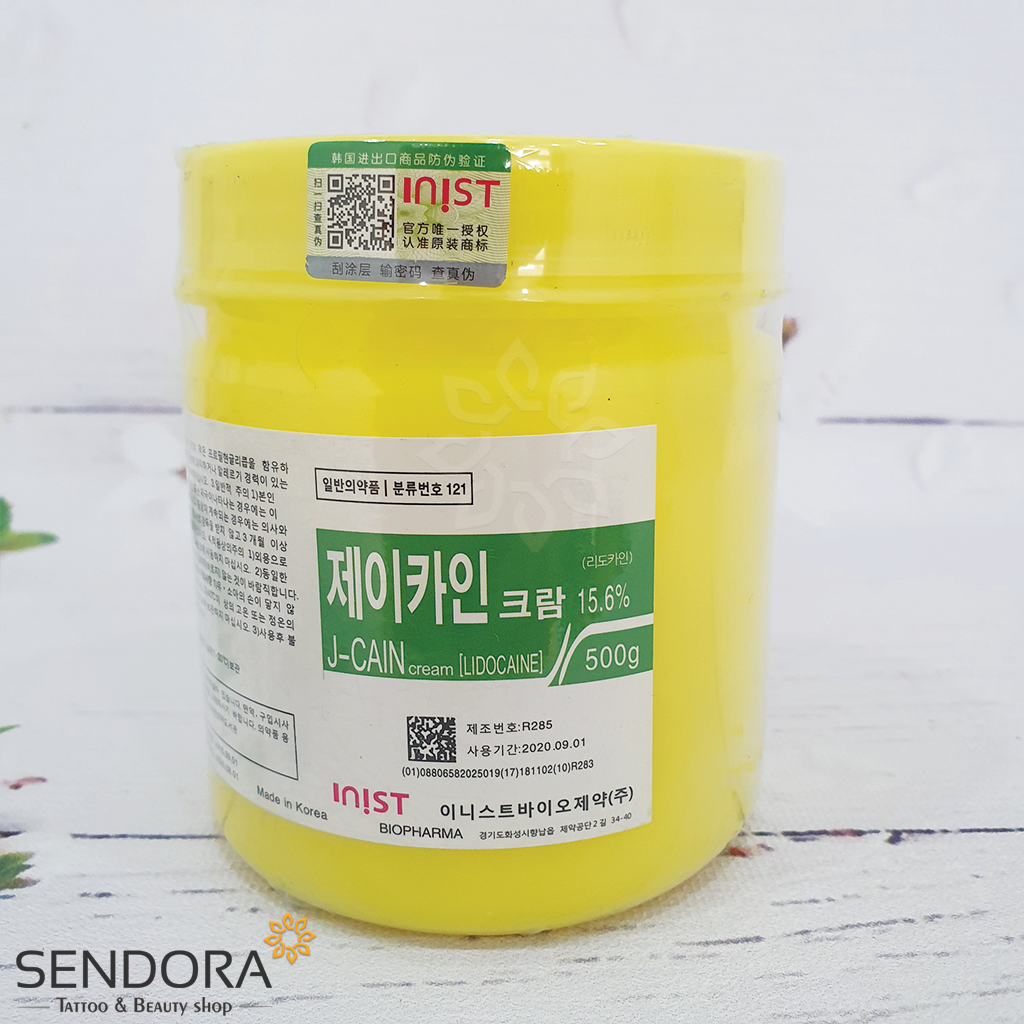 Kem tê hàn quốc j-cain cream, tê lăn kim 500g