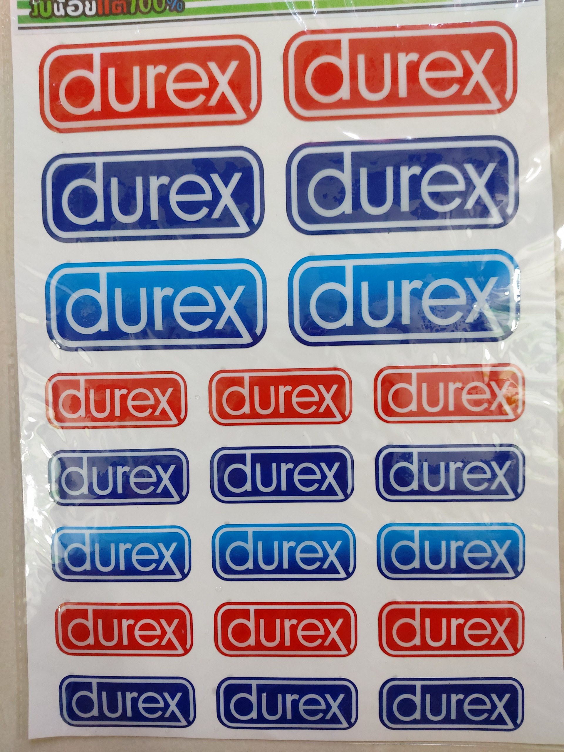 Tem Durex nổi trọn bộ