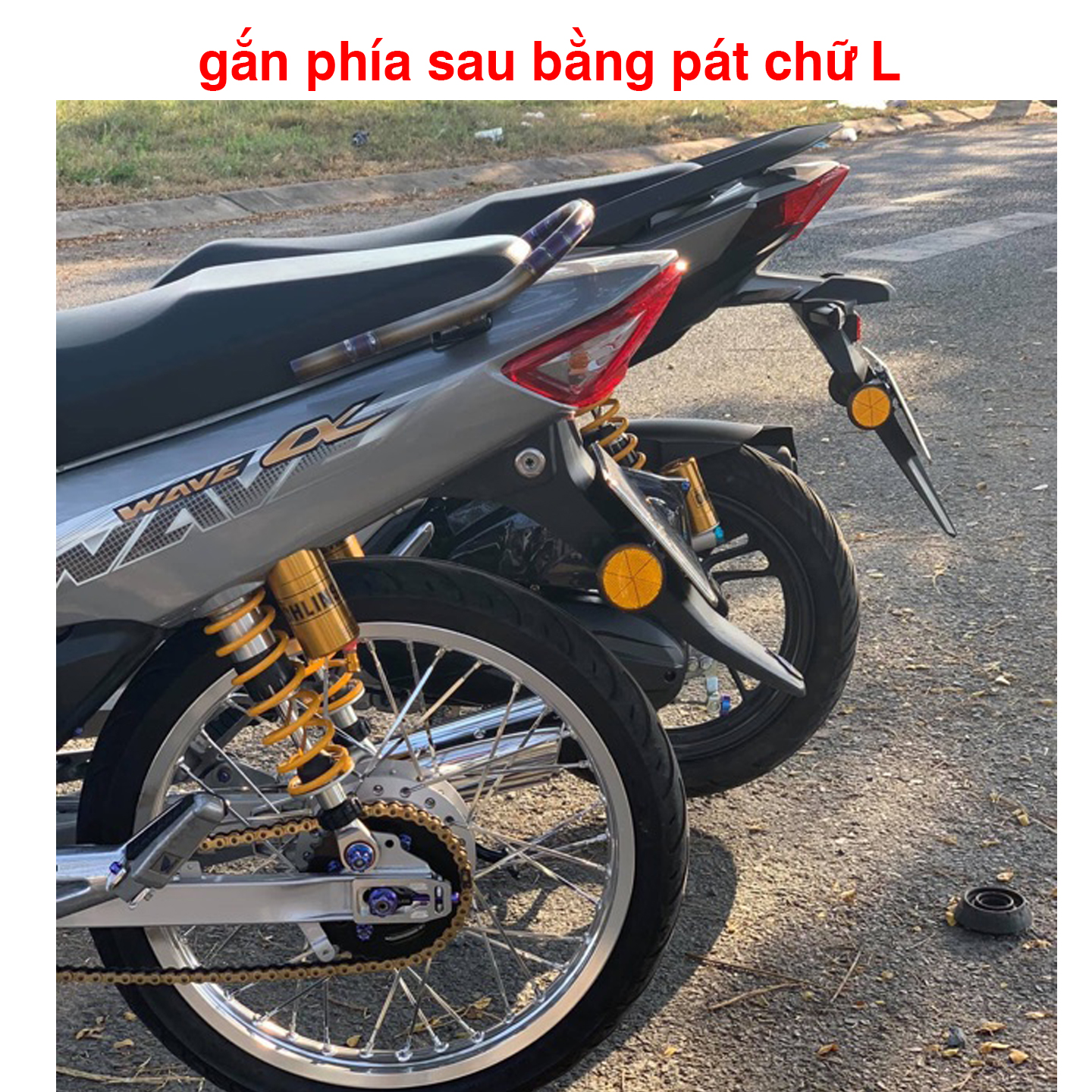 Mắt mèo phản quang trước / sau (Có pát gắn) ( 1 cặp)