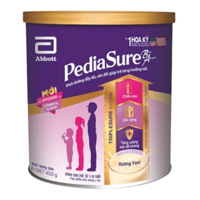 SỮA BỘT PEDIASURE 400G HƯƠNG VANI