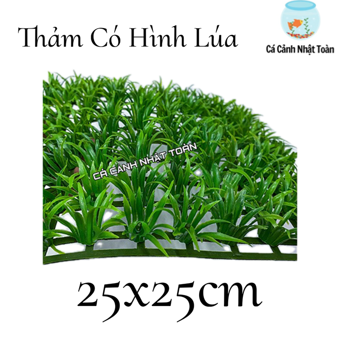 "Hoàn tiền đến 10%" THẢM CỎ LÚA NHÂN TẠO TRANG TRÍ HỒ CÁ LÓT HỒ 25X25CM