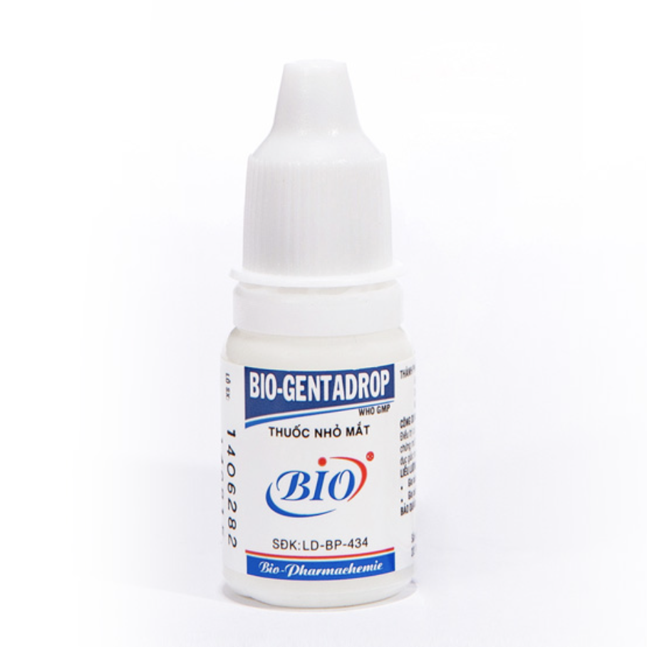 Nhỏ mắt Bio-Gentadrop cho chó mèo