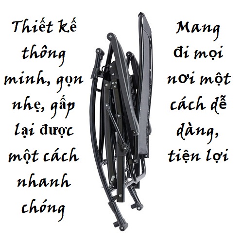 Ghế xếp bập bênh thư giãn, ghế lười gấp gọn ( KÈM ẢNH THẬT )