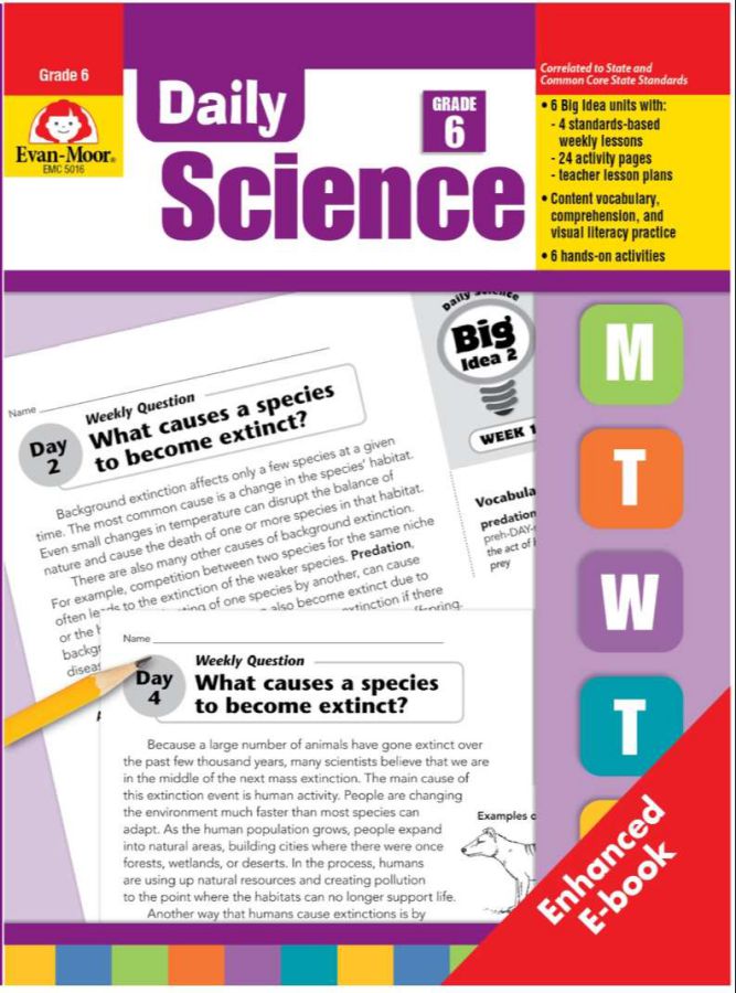 Daily Science – Full 6 Grade