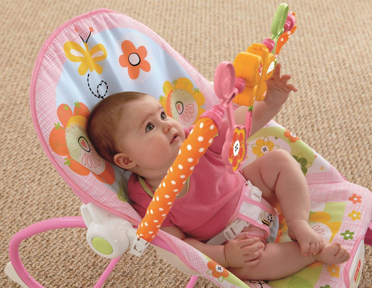 Ghế rung cho bé-Ghế rung IBaby  ( Có nhạc,màn che muỗi, đồ chơi, bập bênh )