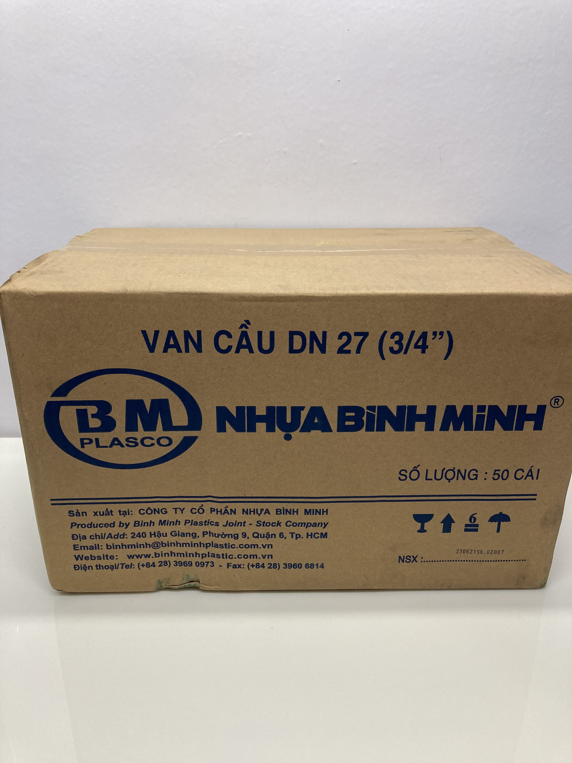 Van 27 , van khóa nhựa PVC Bình Minh