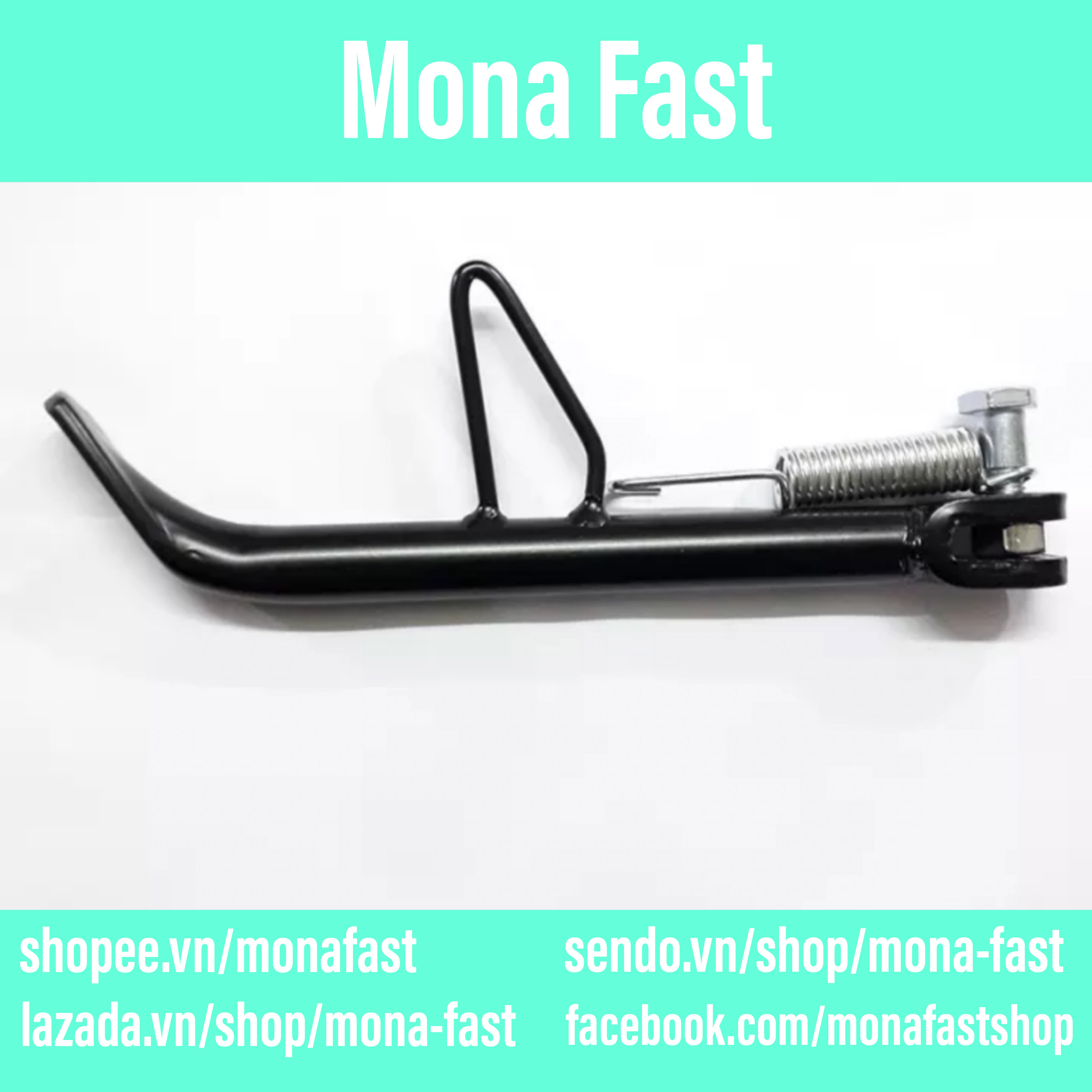 Chân chống phụ xe Wave (chống nghiêng xe wave) Chân chống xéo xe máy