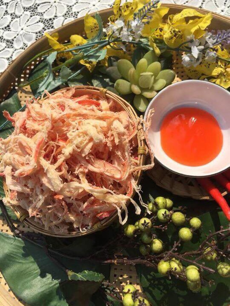 Mực xé hấp dừa 300g