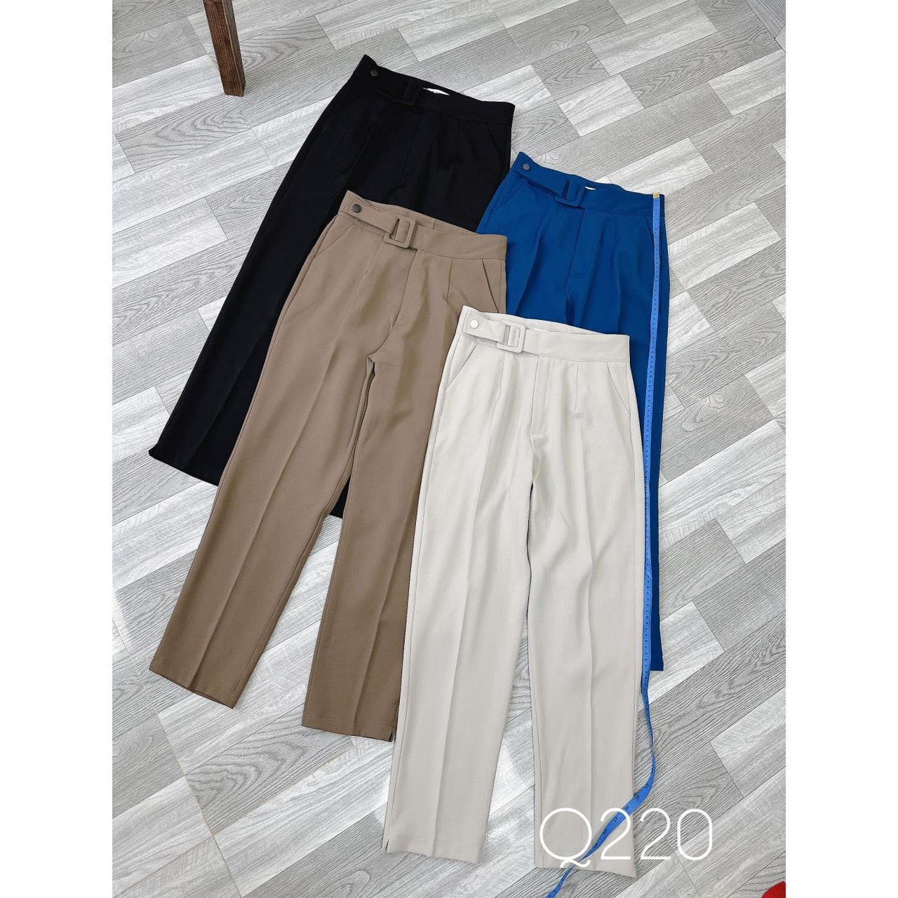 Quần baggy công sở kèm đai sắt chất mát, chất đẹp chuẩn form -TVS-mã 238C