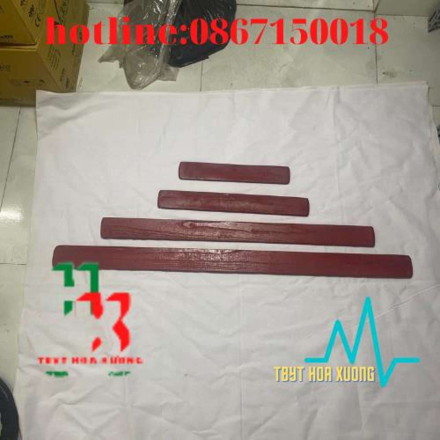 Bộ Nẹp Gỗ Y Tế Sơ Cứu Dùng Cho Người Lớn [ 4 Cái ]