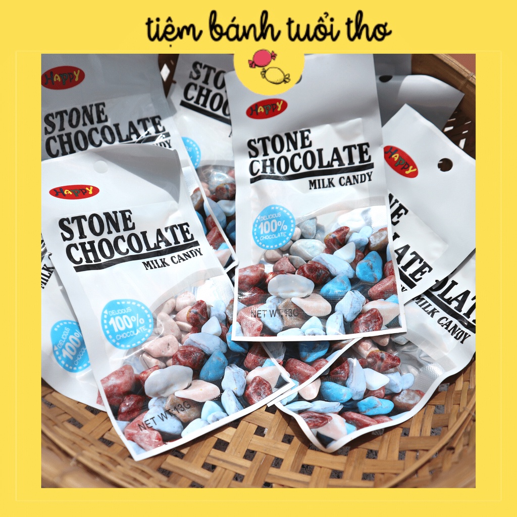 Kẹo sữa socola sỏi đá - bánh kẹo tuổi thơ