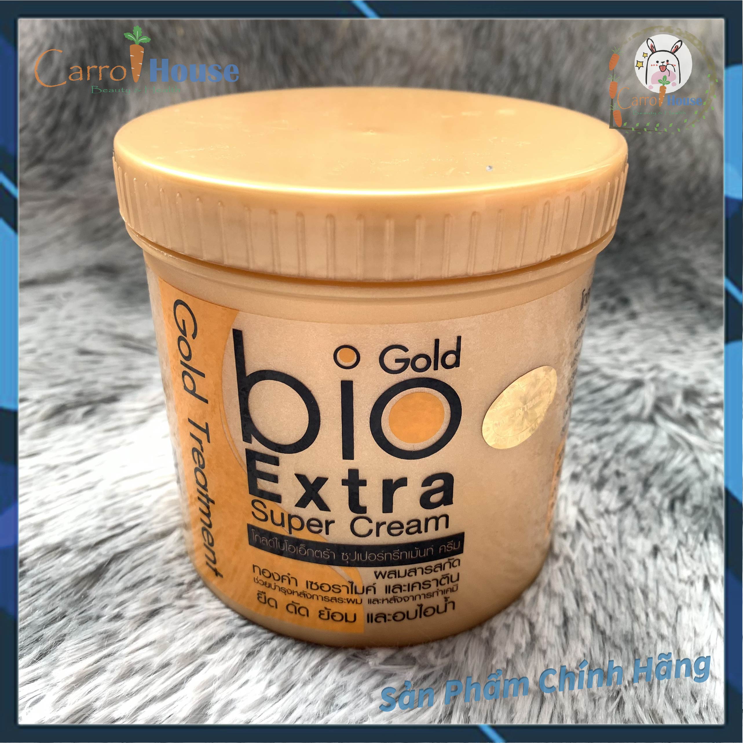 Ủ tóc Bio Gold Extra Super Cream hũ 500ml Thái Lan