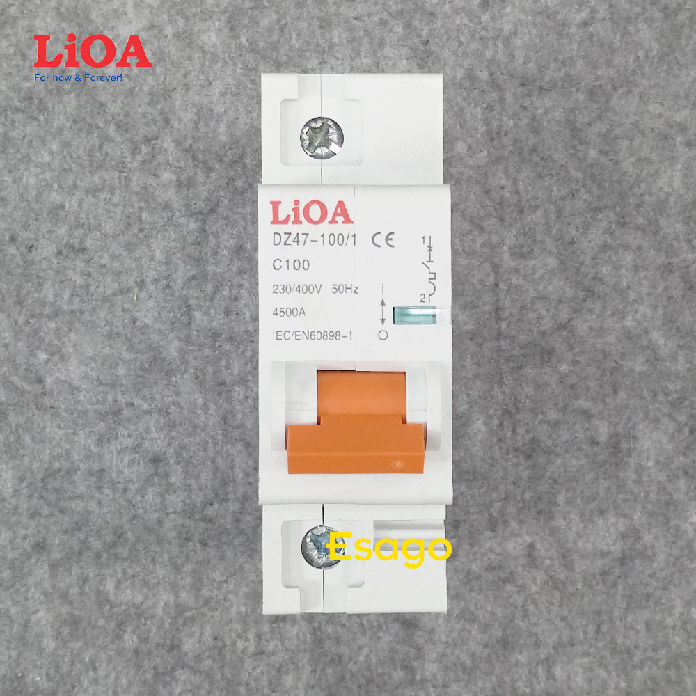 [HCM][100A] Cầu dao tự động (APTOMAT) LiOA loại 1 cực 100A