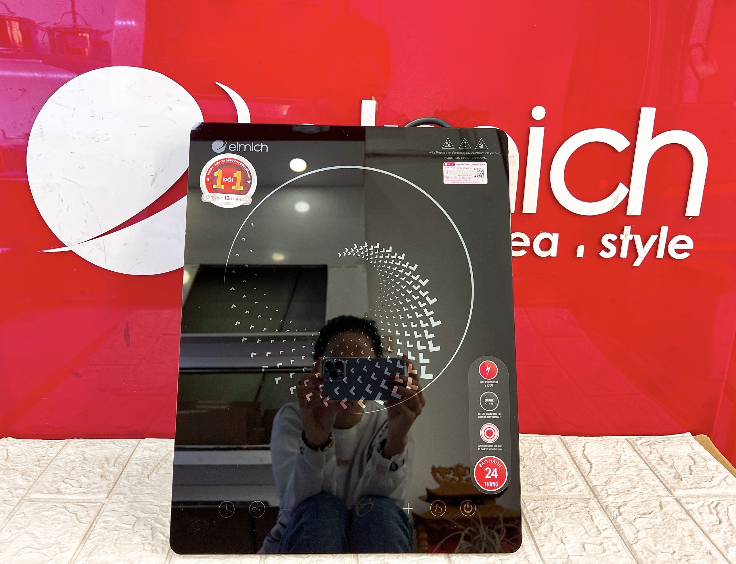 Bếp điện từ Elmich ICE-3874
