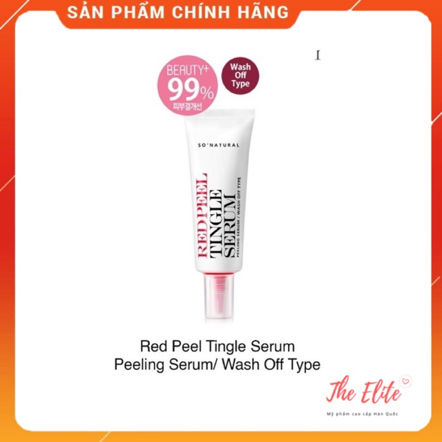 Tẩy da chết không bong tróc redpeel tingle serium