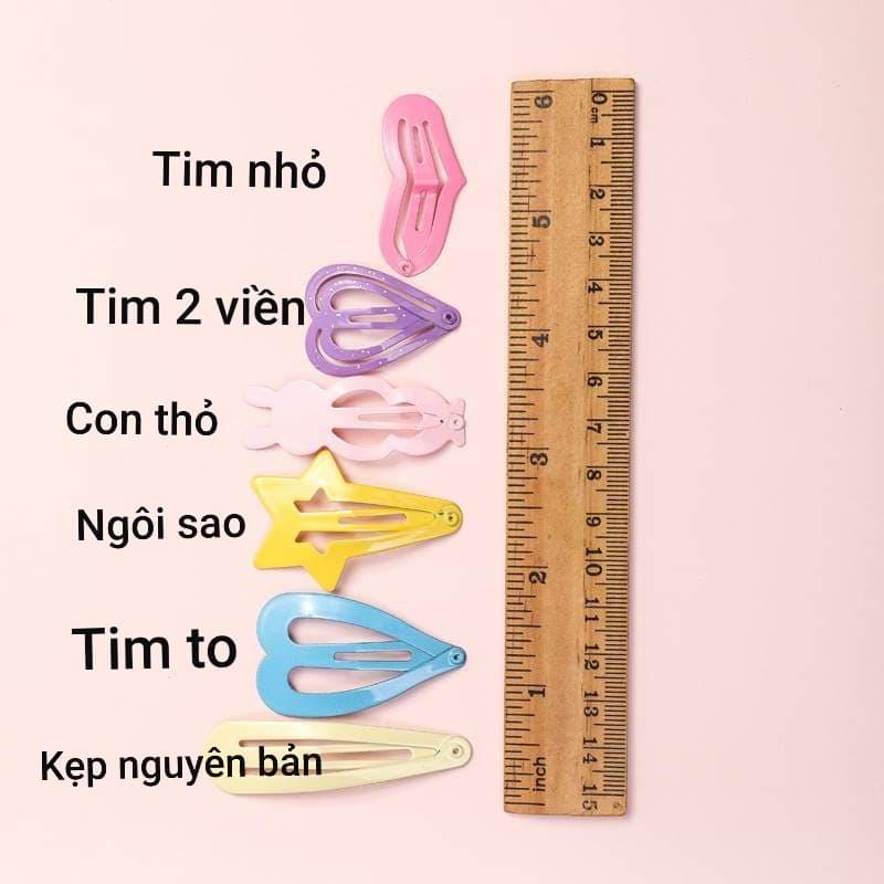 Set 10 kẹp tuổi thơ đủ màu