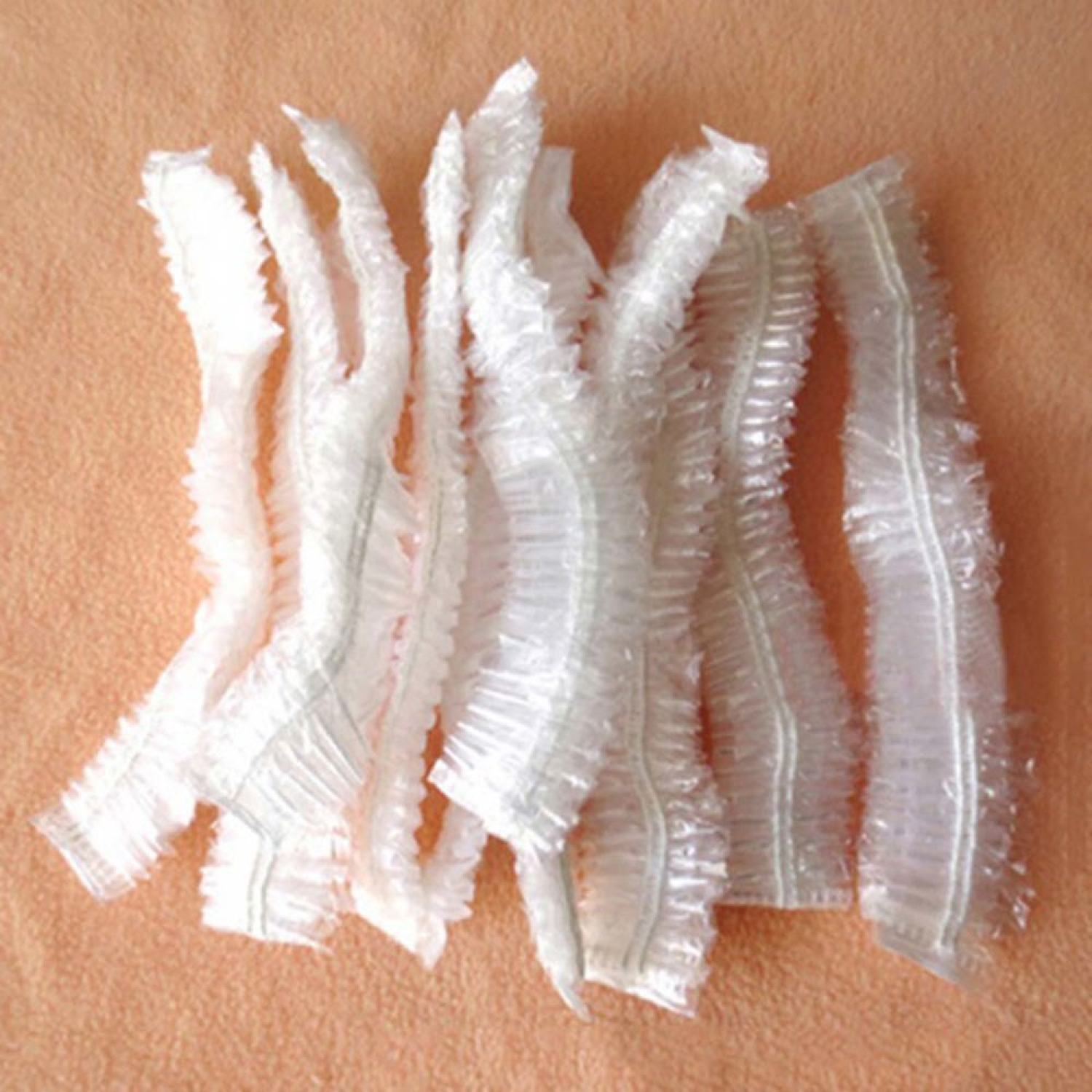 Set 10 mũ ủ tóc, chụp tóc nilon dùng 1 lần