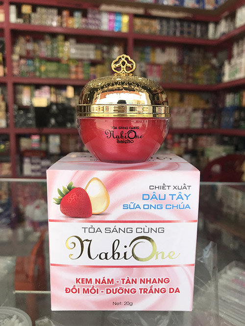 Kem nám - tàn nhang - đồi mồi - dưỡng trắng da NabiOne 20g