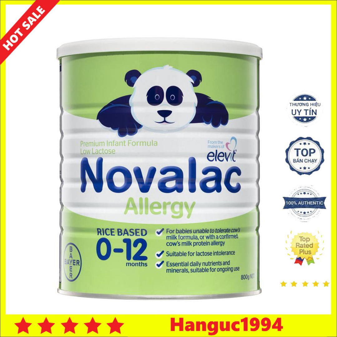 Hộp sữa novalac dành cho bé dị ứng với dòng sữa khác