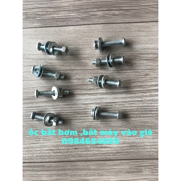 ốc vít bắt máy bơm ,bắt giá máy lọc nước ( Combo 8 ốc )