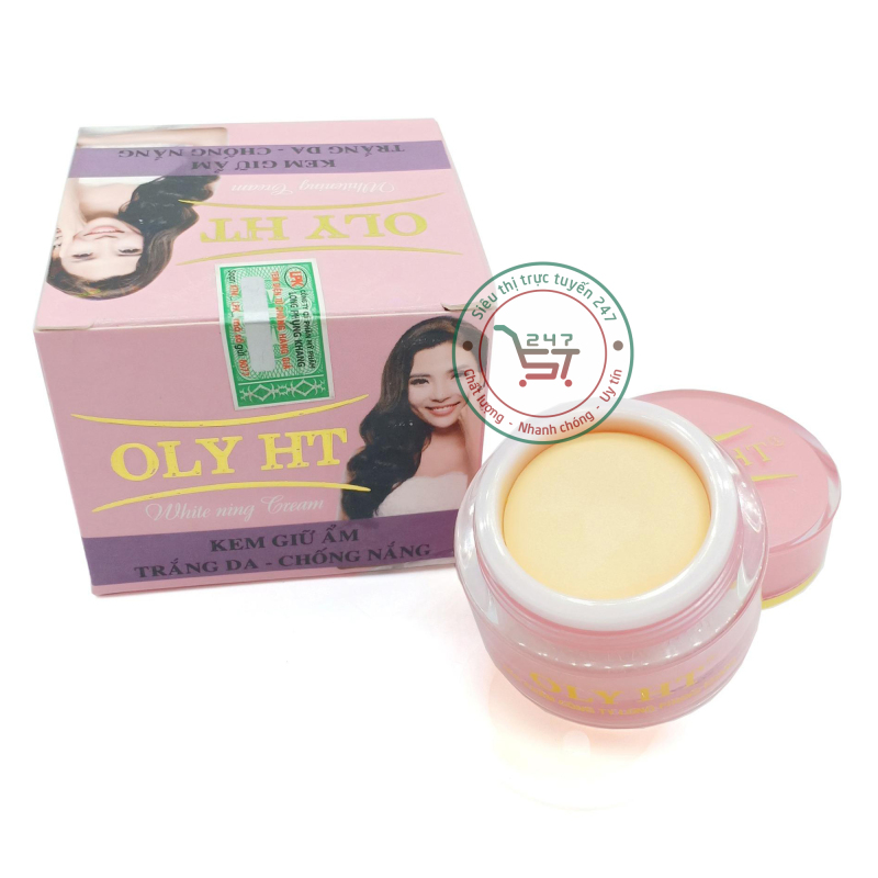 Kem giữ ẩm OLY HT Trắng da Chống nắng 12g (Hồng)|Siêu thị trực tuyến 247 giá rẻ