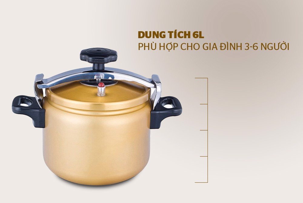 Nồi áp suất anod 6L sunhouse SHA860