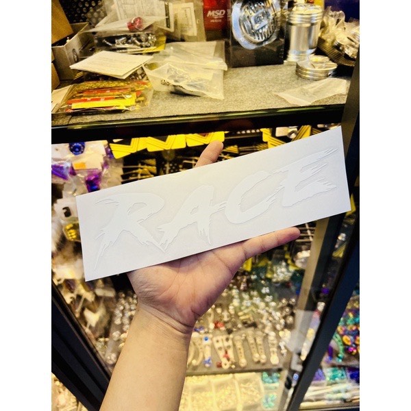Cặp Tem Sticker RACE - Decal IN TRONG CAO CẤP