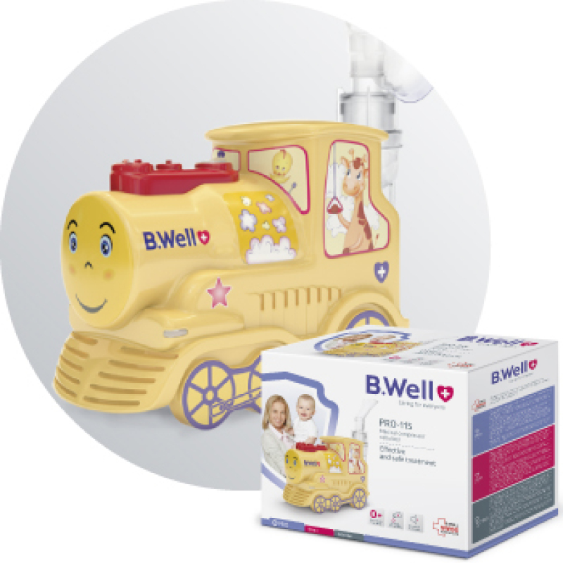 Máy Xông Mũi Họng cho Bé BWELL SWISS PRO-115 - CHÍNH HÃNG THỤY SỸ - BẢO HÀNH 3 NĂM - 1 ĐỔI 1