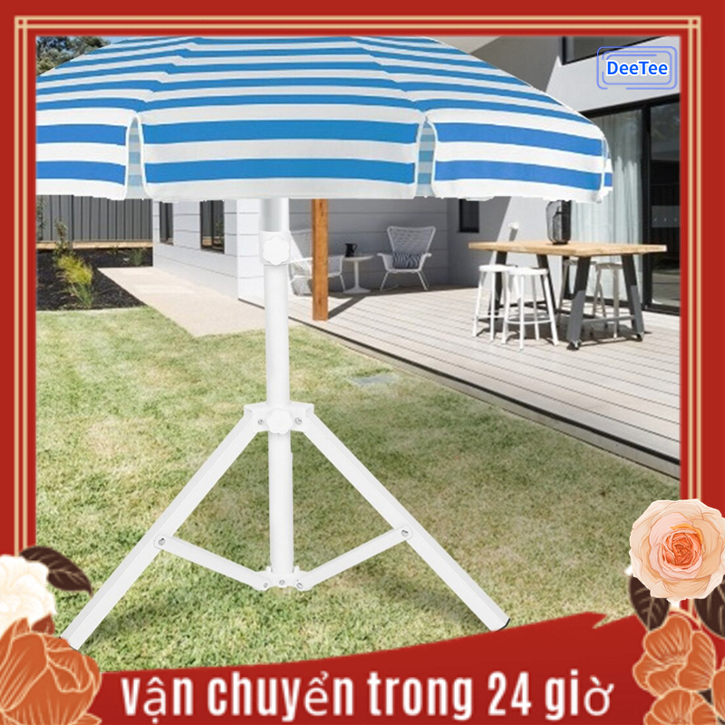 Triangular Umbrella Stand Iron Folding Sun Umbrella Stand Support Base for Beach Garden Camping Fishing