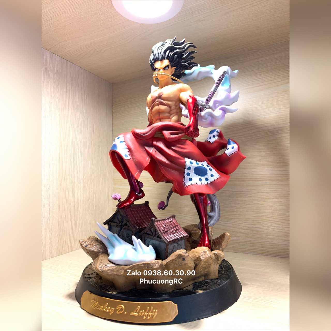 [HCM]Mô hình One Piece - Nhân Vật Luffy Kimono Snake Man 37cm