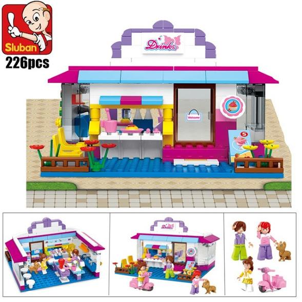 DC-Bộ lắp ráp tiệm giải khát Sluban (B0528)