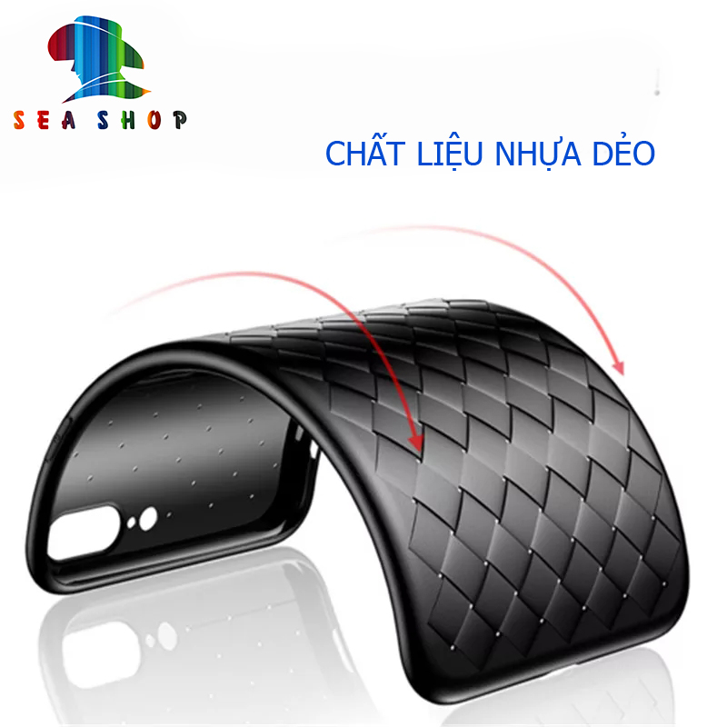 Ốp lưng iPhone nhựa dẻo ĐAN LƯỚI - Ốp lưng cho TẤT CẢ các dòng iPhone - iPhone 6 - 6S -7 8 Plus - X - XS Max - iPhone 11 Pro Max