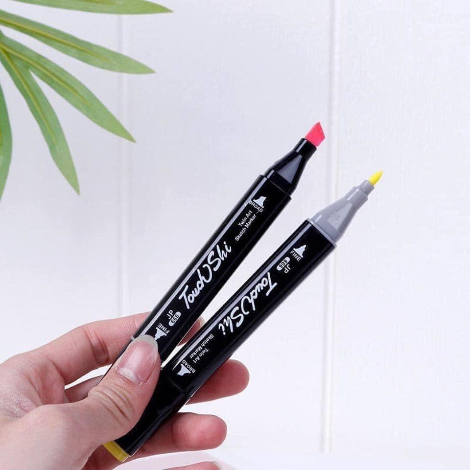 BÚT DẠ 48 MÀU TOUCHSHI KÈM TÚI
