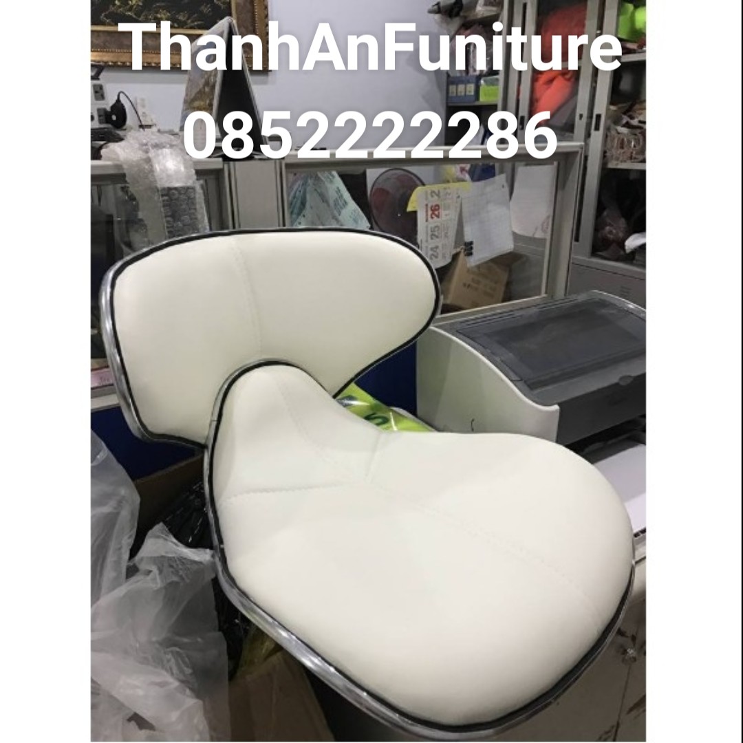 [HCM]Ghế quầy bar hình bướm trắng