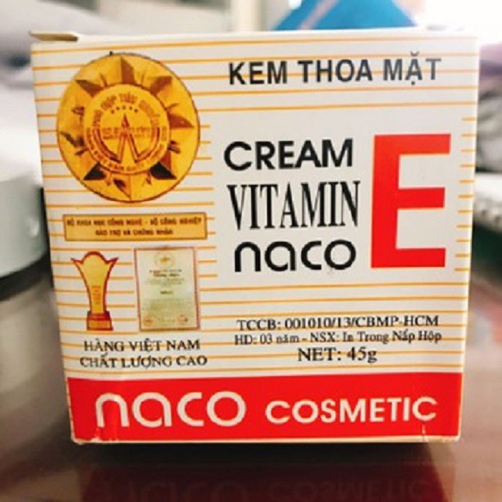 Kem dưỡng trắng Vitamin E Naco - Cô gái 3 mặt