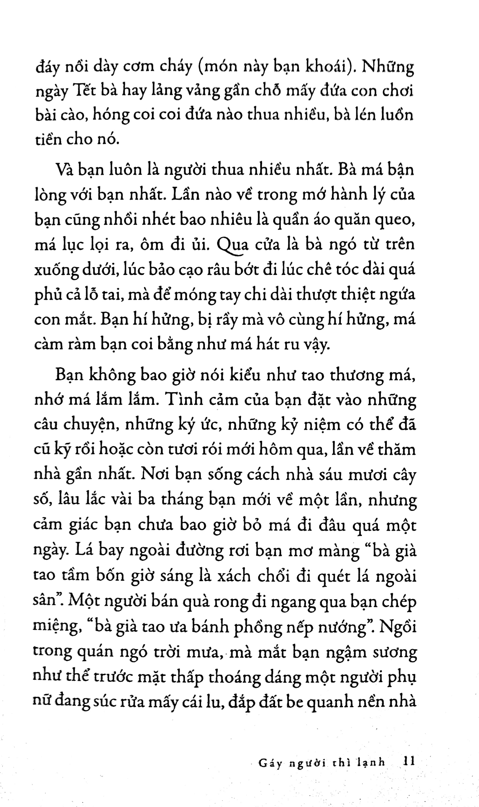 Fahasa - Gáy Người Thì Lạnh (Tái Bản 2017)