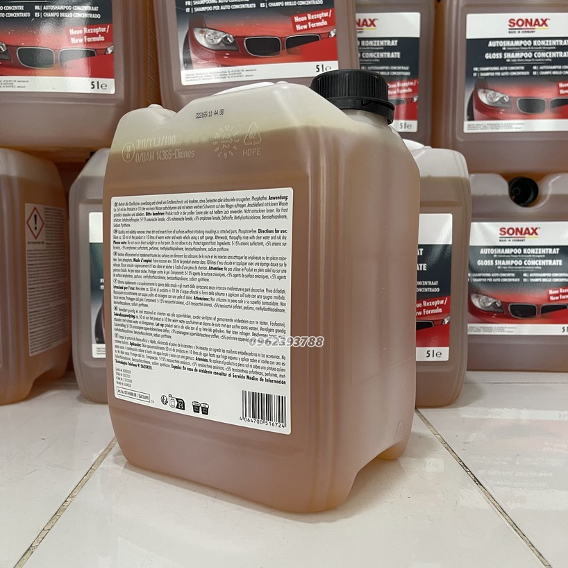 Can 5L Nước Rửa Xe Sonax Gloss Shampoo (Car Wash) 314500