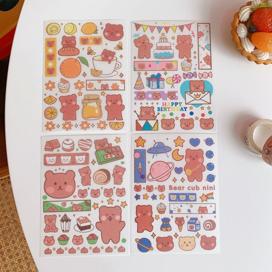 Sticker dán bình nước(lẻ 1 hình)