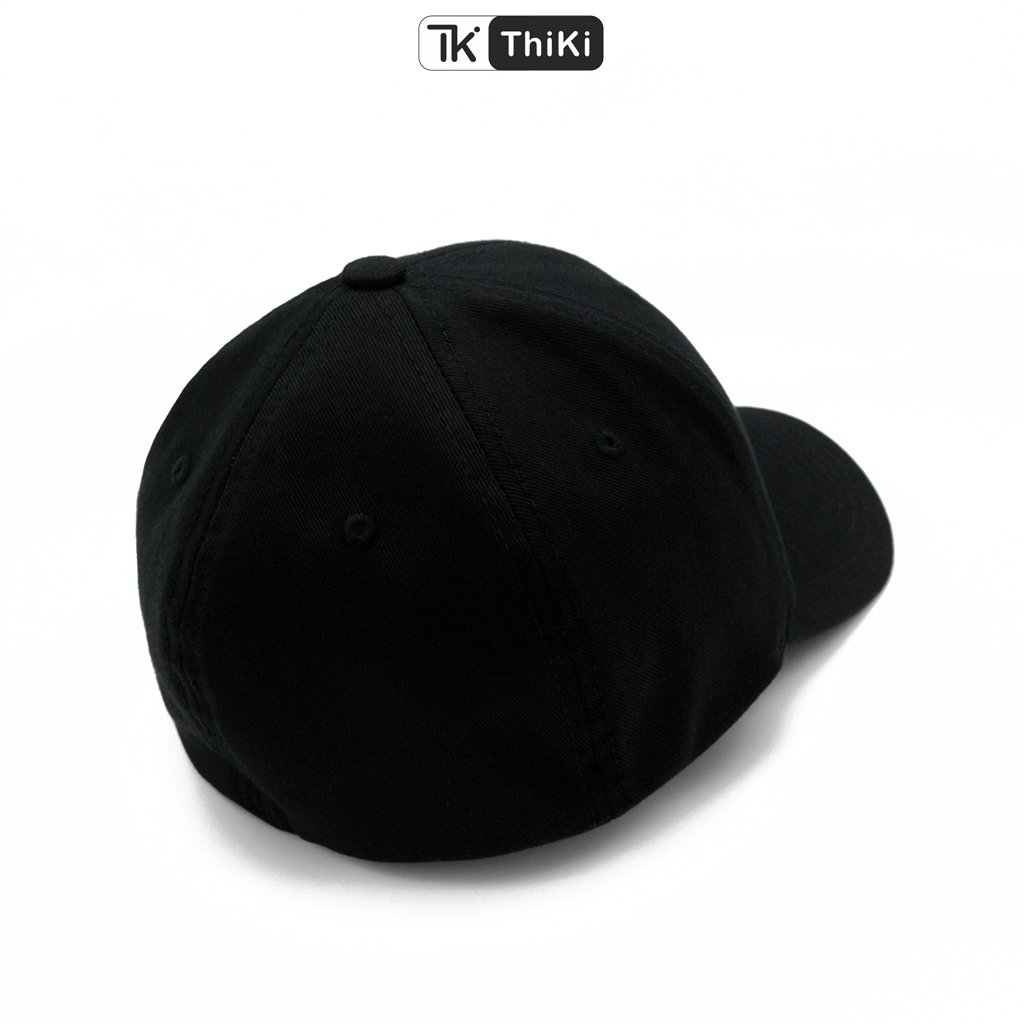 [Hoàn tiền 20%] Mũ Nón Lưỡi Trai Basic Bít Đuôi Đen THIKI