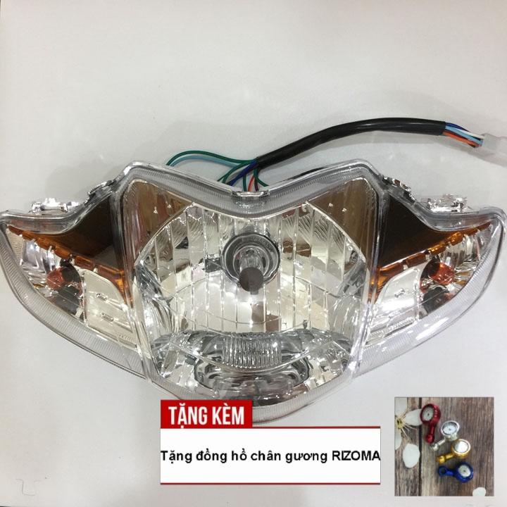 [QUÀ QUÀ QUÀ - TẶNG CHIẾC ĐỒNG HỒ CHÂN GƯƠNG] Đầu đèn pha xe WAVE S110, RSX bóng tròn siêu sáng - G422