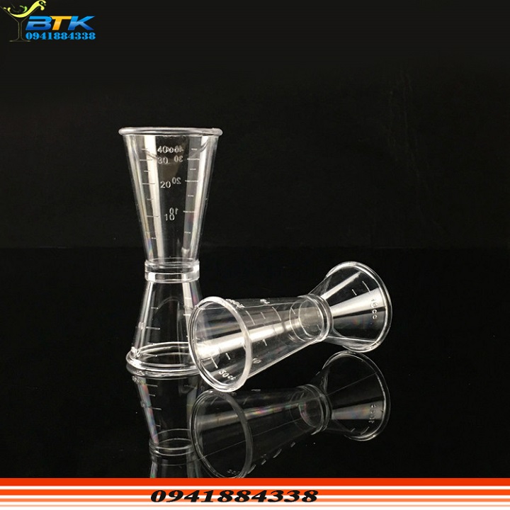 jigger Nhựa - Ca Đong 2 Đầu 20/40ML