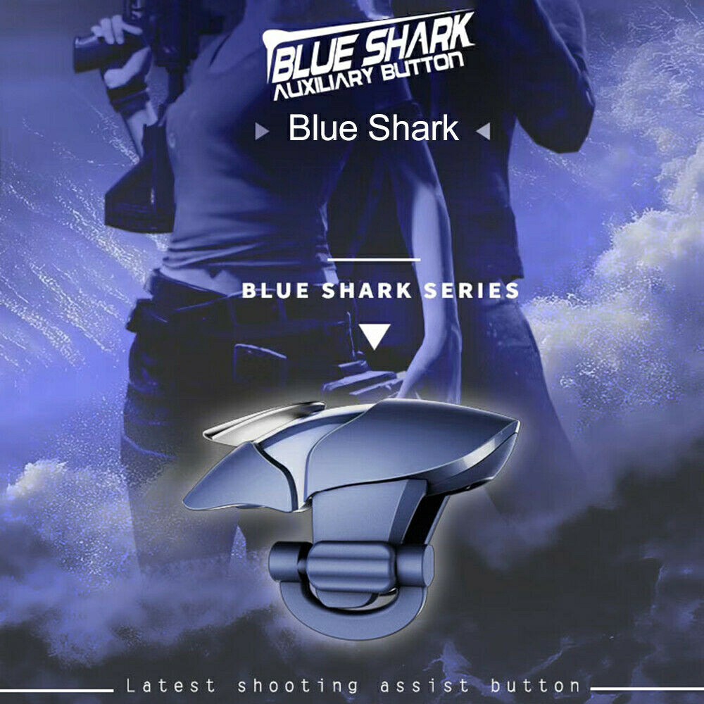 [HCM]Combo 2 nút bắn PUBG blue shark bản mới