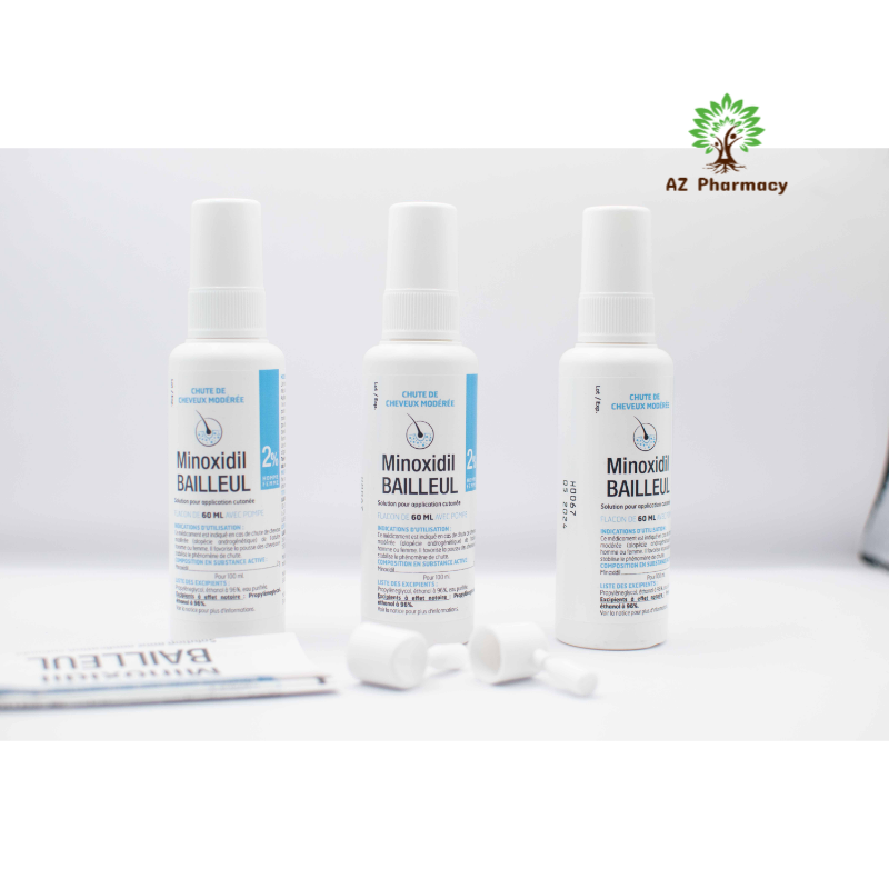 Xịt mọc tóc Minoxidil 2% và 5% Bailleu