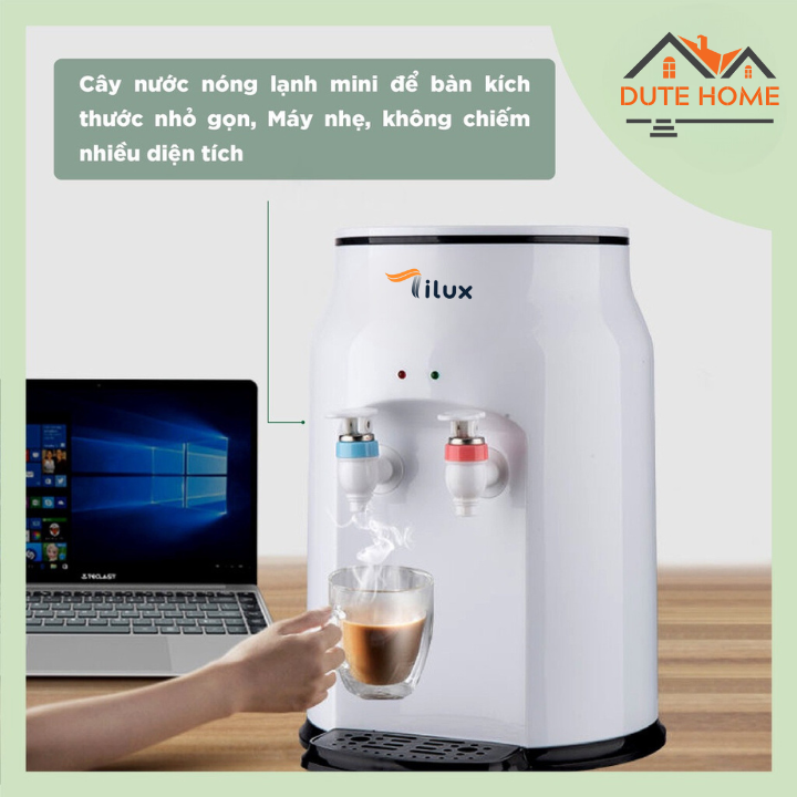 Cây Nước Nóng Lạnh, Bình Nước Nóng Lạnh Mini Để Bàn Tiết Kiệm Điện TILUX Có Công Tắc Tắt Bật Nóng Lạnh