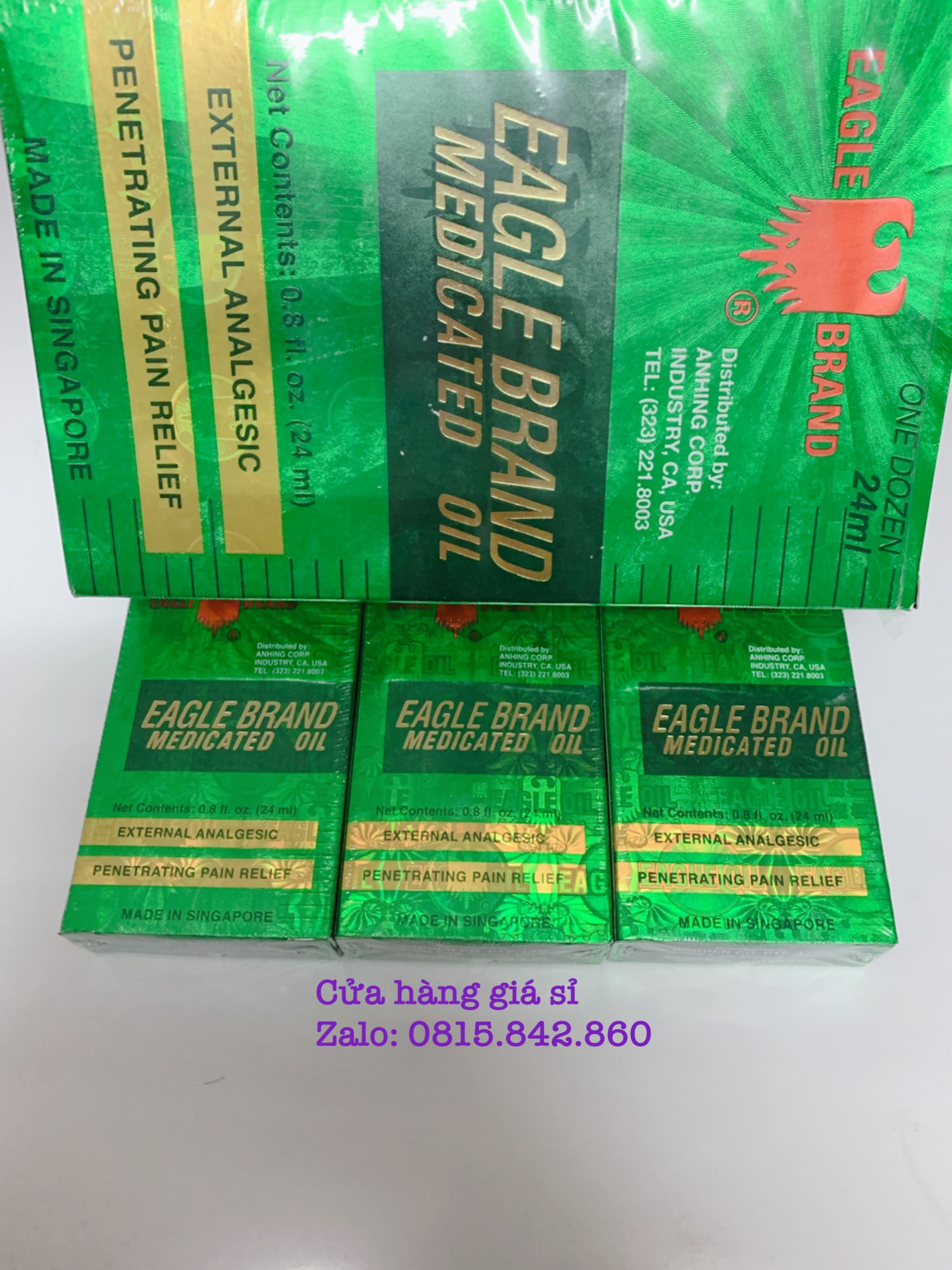 [HCM][HÀNG CAO CẤP] Dầu Gió Xanh Mỹ Nhập Khẩu (2 Nắp)