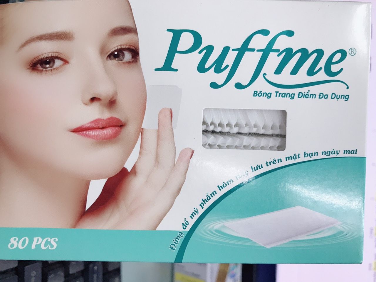 Bông tẩy trang puffme